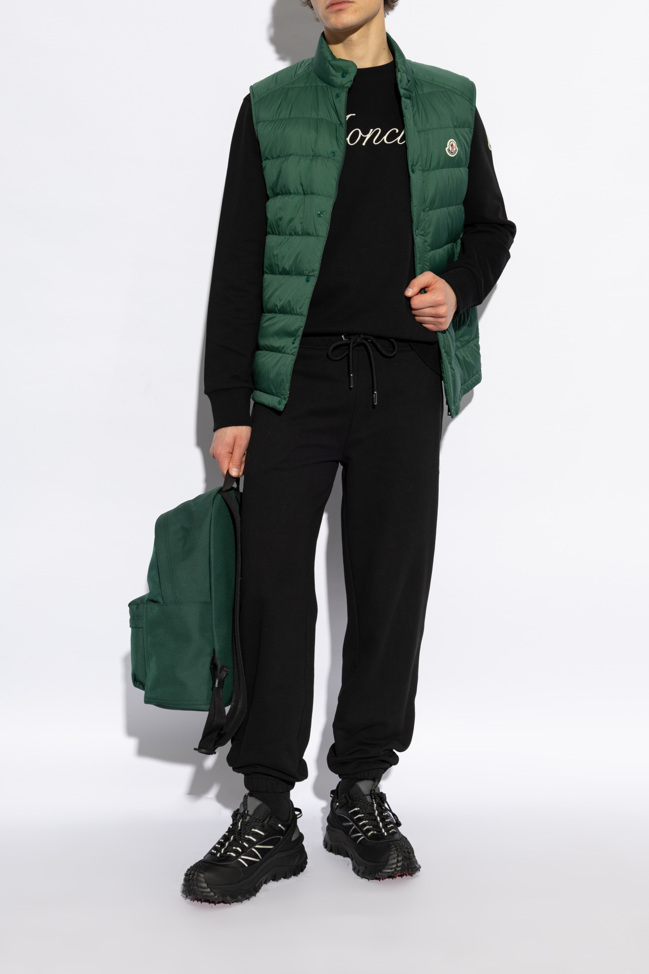 MONCLER☆APRES TRAIL スニーカー UNISEX BLACK Moncler: Black Trailgrip Après Sneakers | SSENSE
